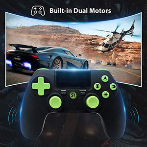 Controller PS4 wireless di alta qualità con DoubleShock 4 e batteria Nero