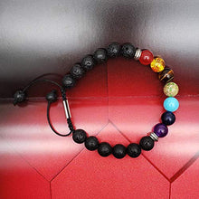 Carica l&#39;immagine nel visualizzatore di Gallery, 7 Cristalli Chakra Pietre Bracciale Uomo e Donna, Tibetano, Braccialetti Ckl1 - Ilgrandebazar