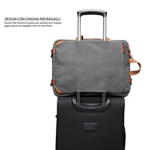 Carica l&#39;immagine nel visualizzatore di Gallery, CoolBELL Borsa Multi-Funzione, Convertibile, da 17,3 Pollici, Grigio Scuro