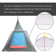 Carica l&#39;immagine nel visualizzatore di Gallery, Dimples Excel Mosquito - Rete per letto singolo da campeggio, 250 Grigio.