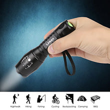 Carica l'immagine nel visualizzatore di Gallery, Linkax Torcia LED alta potenza elettrica Torce Flashlight 800LM...