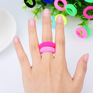 100 Pezzi Elastici per Capelli Legami Mini Fasce Piccoli... - Ilgrandebazar