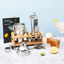 Carica l&#39;immagine nel visualizzatore di Gallery, Godmorn Cocktail Shaker Set,14 + 1 Pezzi Kit da Barman in Acciaio Inox,Set... - Ilgrandebazar