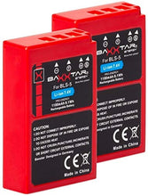 Carica l&#39;immagine nel visualizzatore di Gallery, Baxxtar PRO (2x) compatibile con la batteria DUAL LCD-caricatore + 2x BLS-5