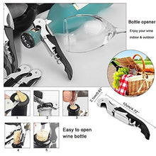 Carica l'immagine nel visualizzatore di Gallery, AUTOPkio Set di stoviglie da Campeggio, Portatile Leggero Outdoor Cookset...