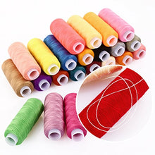 Carica l'immagine nel visualizzatore di Gallery, Filo da Cucito 60 Colori Kit di 220m per Bobine 100% 60 Colore - Ilgrandebazar