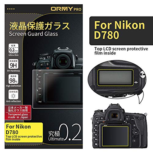 ORMY - 0.2mm Pellicola proteggi schermo per fotocamera Nikon D780