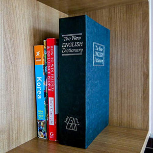 Ohuhu Cassaforte a Forma di Libro con Lucchetto a Combinazione Nero - Ilgrandebazar