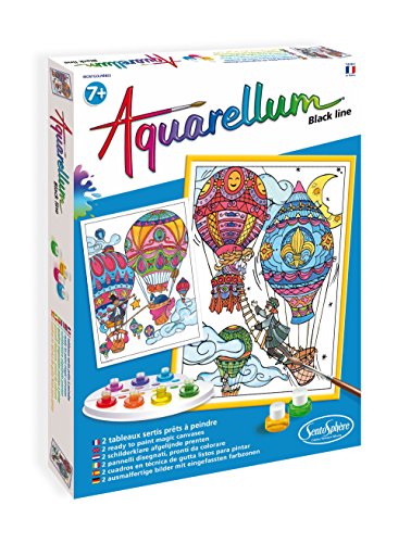 Sentosphère – 610 – Lavagnetta Magica – Aquarellum Black Line: multicolore - Ilgrandebazar