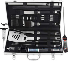 Carica l'immagine nel visualizzatore di Gallery, grilljoy Ensemble Barbecue, 24 pcs Accessori in Acciaio Inox acciaio/inox