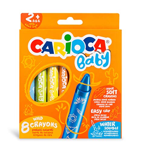 Carioca- Baby Set Pastelli Colorati, Multicolore, 42892 Multicolore - Ilgrandebazar
