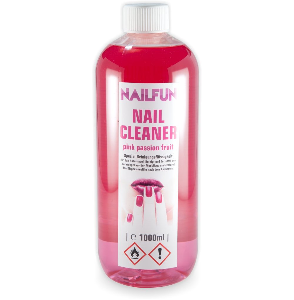 NAILFUN Sgrassatore per Unghie 1000 ml - Rosa Passione 1000ml, pink - Ilgrandebazar
