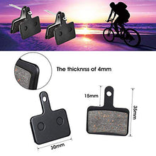 Carica l'immagine nel visualizzatore di Gallery, DECARETA 4 Coppie di Pastiglie per Freni a Disco Bici Freni...