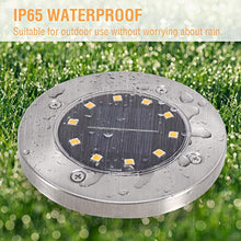 Carica l&#39;immagine nel visualizzatore di Gallery, Luci Solari Giardino Golwof 6 Pezzi 10 LED Luce Sepolta Solare IP65...