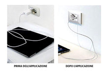 Carica l&#39;immagine nel visualizzatore di Gallery, LEDLUX 2 Pezzi Moduli Compatibile Bticino Living Light Caricatore USB 5V Nero - Ilgrandebazar