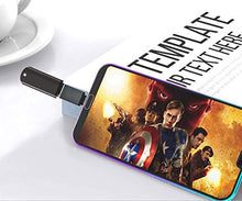 Carica l&#39;immagine nel visualizzatore di Gallery, USB-C a USB 3.0 adattatore [6-pack],FDG tipo C (maschio) a USB-C-Black