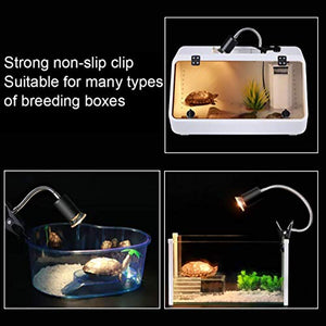 LEDGLE Lampada Tartarughe Acqua, UVA UVB Riscaldante, 25W+50W