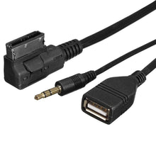 Carica l&#39;immagine nel visualizzatore di Gallery, Qiilu Cavo Musica AMI MMI MDI Interfaccia Caricatore USB 3.5 mm, default