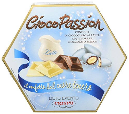Crispo Confetti Cioco Passion Lieto Evento - Colore Celeste - 500 g