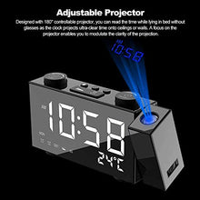 Carica l'immagine nel visualizzatore di Gallery, Orologi a proiezione per camere da letto e viaggi - Orologio soffitto con...