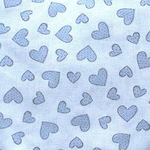 Sacca termica per alleviare le coliche nei neonati "Cuori Blu" - contiene...