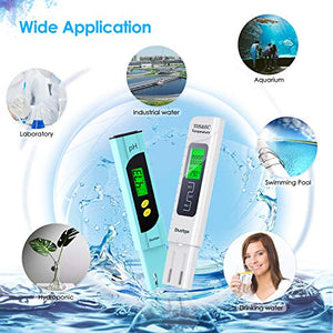 Dustgo Tester PH/TDS&EC 4 in 1 Set Misuratore digitale della qualità...