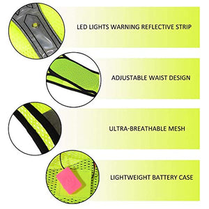 OUTERDO Gilet ad alta visibilità, gilet catarifrangente, di sicurezza... - Ilgrandebazar