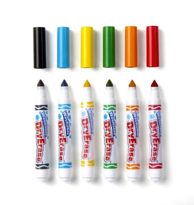 CRAYOLA- Pennarelli per Lavagna Bianca, 6 Pezzi, 98-5807 - Ilgrandebazar