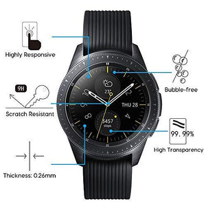iVoler [3 Pack] Vetro Temperato Compatibile con Samsung Galaxy Watch 42mm - Ilgrandebazar