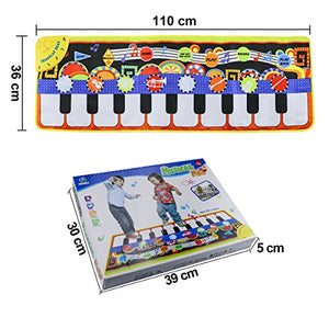 RenFox Tappeto Musicale, Piano Mat Tastiera Danza Stuoia Strumento Yellow - Ilgrandebazar