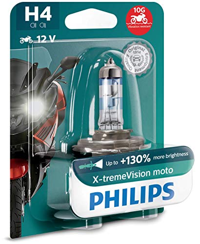 Philips 12342XV+BW X-tremeVision Moto +130% H4 lampada fari per moto