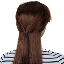 Carica l&#39;immagine nel visualizzatore di Gallery, Meersee Elastici per capelli spessi e ricci, Misura grande, Nero, 100 Nero - Ilgrandebazar