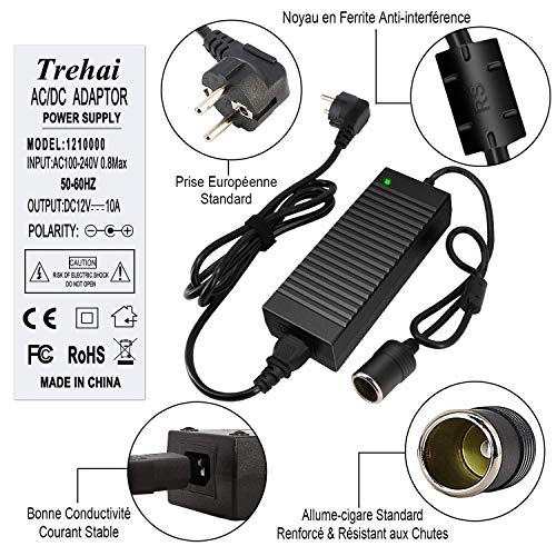 Adattatore Accendisigari ADATTATORE CONVERTITORE PER PRESA ACCENDISIGARI SPINA RETE DA 220V A 12 V Ac Dc Bluetooth Auto Accendisigari - Foto 5