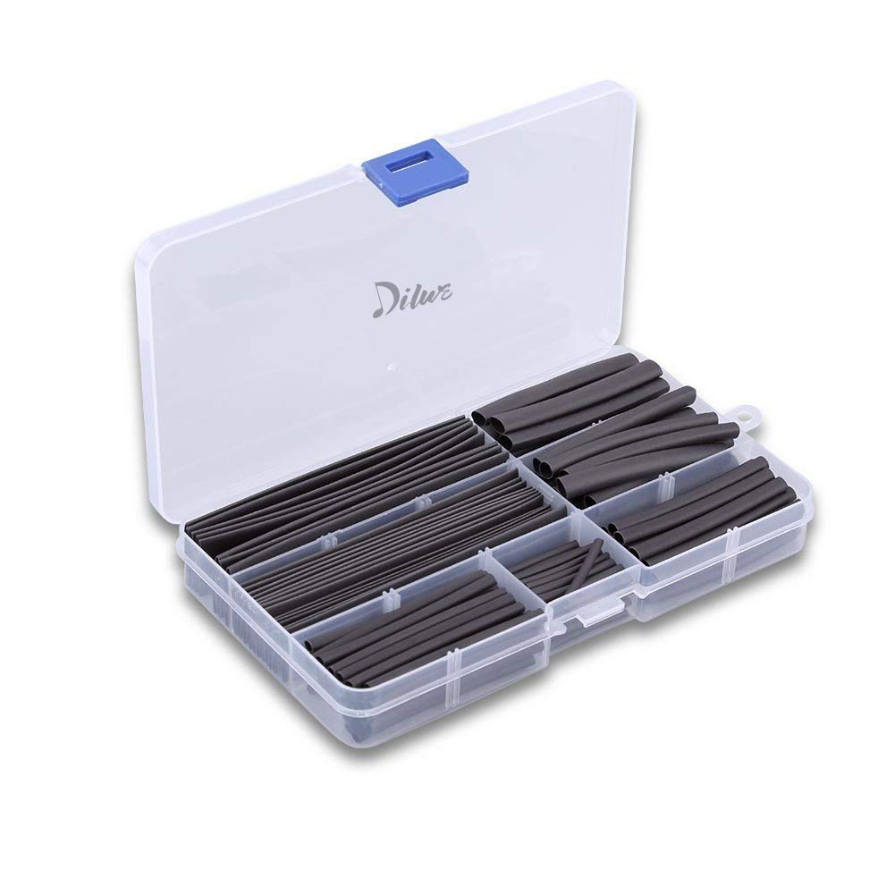 Guaina Termorestringente 150 Pezzi Involucro Cavo Filo RC Rapporto di... - Ilgrandebazar