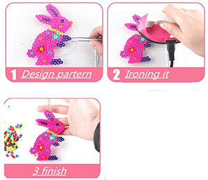 Perline da stirare-4500pcs 24Colore(4 brilla al buio)3Pegboard+75modello (15... - Ilgrandebazar