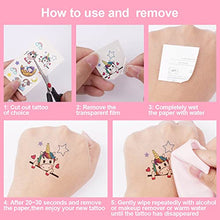 Carica l'immagine nel visualizzatore di Gallery, ACWOO Tatuaggi Temporanei Finti per Bambini, 60 Fogli, Set per per Ragazzi, Cartoni Animati, per Adulti Festa Compleann