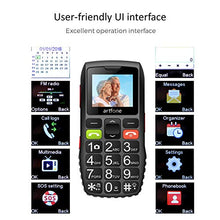 Carica l&#39;immagine nel visualizzatore di Gallery, Artfone C1 Telefono Cellulare per Anziani con Tasti Grandi, Funzione SOS,...