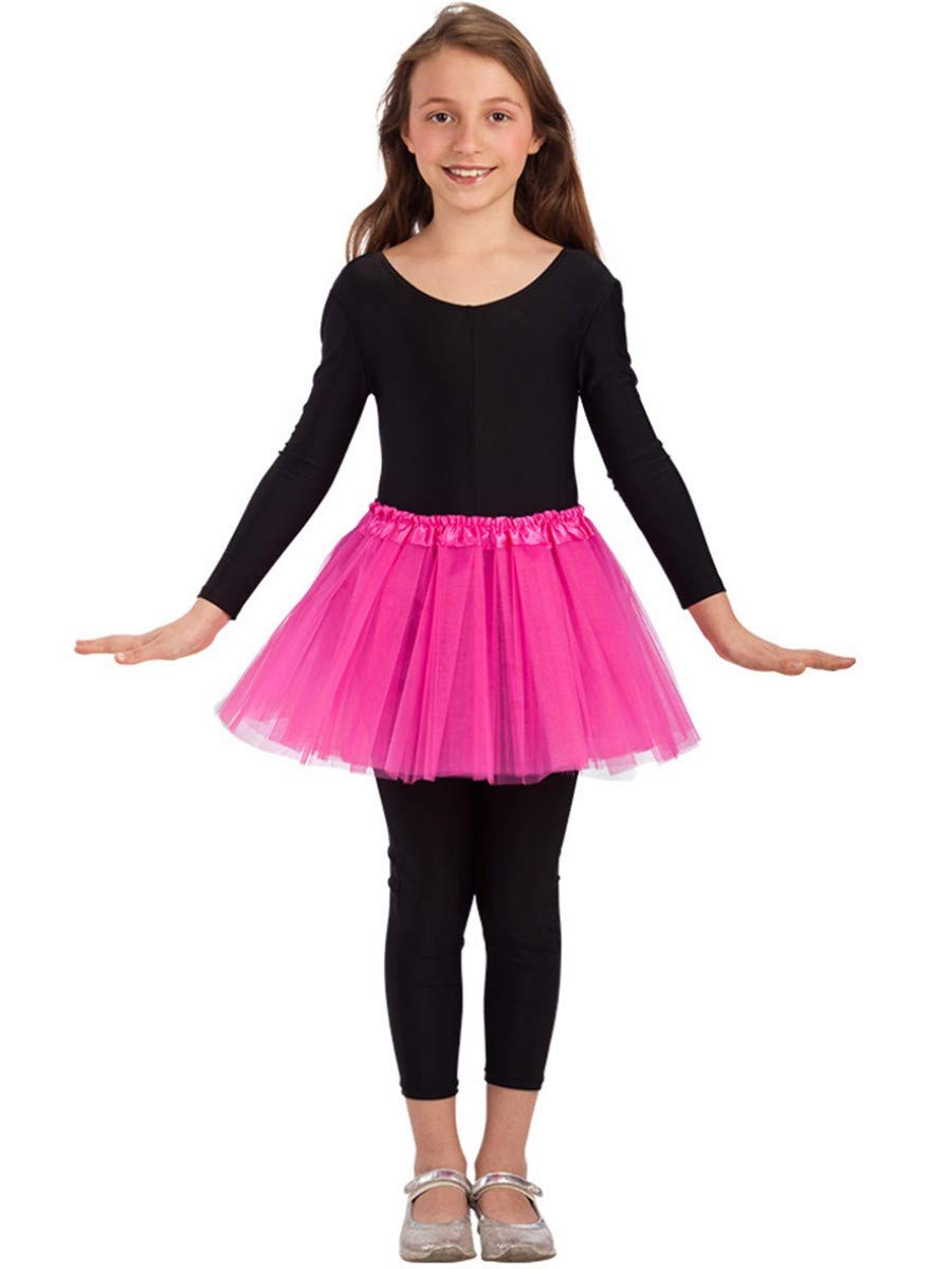 Gonna in tulle per bambina - Danza Classica - Gonnellina - 2-7 anni, Fuxia - Ilgrandebazar