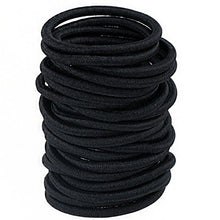 Carica l&#39;immagine nel visualizzatore di Gallery, Meersee Elastici per capelli spessi e ricci, Misura grande, Nero, 100 Nero - Ilgrandebazar
