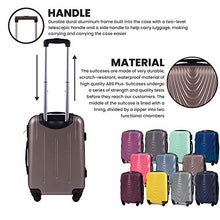 Carica l&#39;immagine nel visualizzatore di Gallery, WINGS LUGGAGE Carrello Spazioso - Valigia Leggera Per S 55x38x22, Champagne