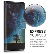 Carica l'immagine nel visualizzatore di Gallery, kwmobile Custodia Compatibile con Xiaomi Natura e spazio blu / grigio / nero