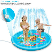 Carica l&#39;immagine nel visualizzatore di Gallery, Stuoia per Giochi con Spruzzi E d&#39;Acqua Bambini blu-110CM / 43Inch