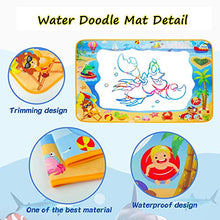 Carica l&#39;immagine nel visualizzatore di Gallery, Pachock Grande Doodle Tappeto Magico 100CM x 70CM, Acqua Tappeto... - Ilgrandebazar
