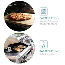 Carica l&#39;immagine nel visualizzatore di Gallery, Navaris Pietra refrattaria per Cottura Pizza XL- XL - Rettangolare - Ilgrandebazar