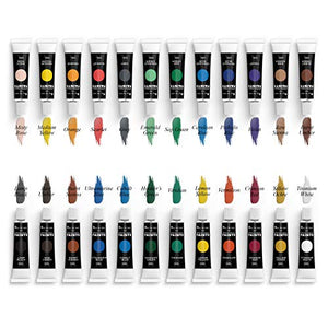 24pc Set di colori acrilici per 24 piece set (24 different colours) - Ilgrandebazar