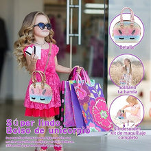 Carica l&#39;immagine nel visualizzatore di Gallery, Unicorno Trucchi Bambina Set - 22 pezzi Trousse Trucchi Bambina Anallergici,Lavabile Set Di Trucchi Per Bambini,Valigetta Trucco Bambina,Giochi Bambina Natale Compleanno Regalo 3 4 5 6 7 8 9 10 Anni