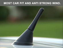 Carica l&#39;immagine nel visualizzatore di Gallery, AOBETAK, Antenna autoradio corta universale per auto, 2,5&quot;, mini radio per auto, accesso FM/AM M5 M6, nero, 6,5 cm