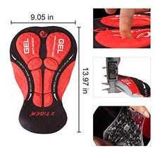 Carica l&#39;immagine nel visualizzatore di Gallery, X-TIGER Ciclismo Uomo 5D Gel Imbottito Boxer Traspirante Biancheria L, Nero