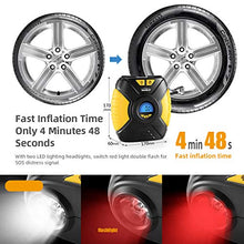 Carica l&#39;immagine nel visualizzatore di Gallery, WindGallop Compressore Portatile per Auto Digital Gonfiatore Elettrico...