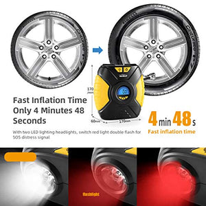 WindGallop Compressore Portatile per Auto Digital Gonfiatore Elettrico...